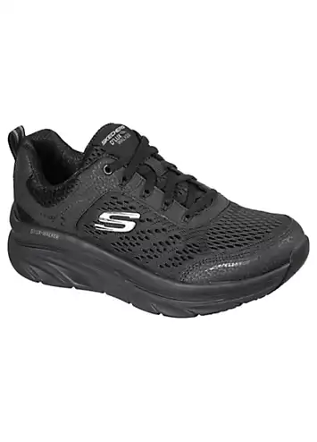 Skechers Womens Black D’lux Walker Infinite Motion Trainers | Kaleidoscope