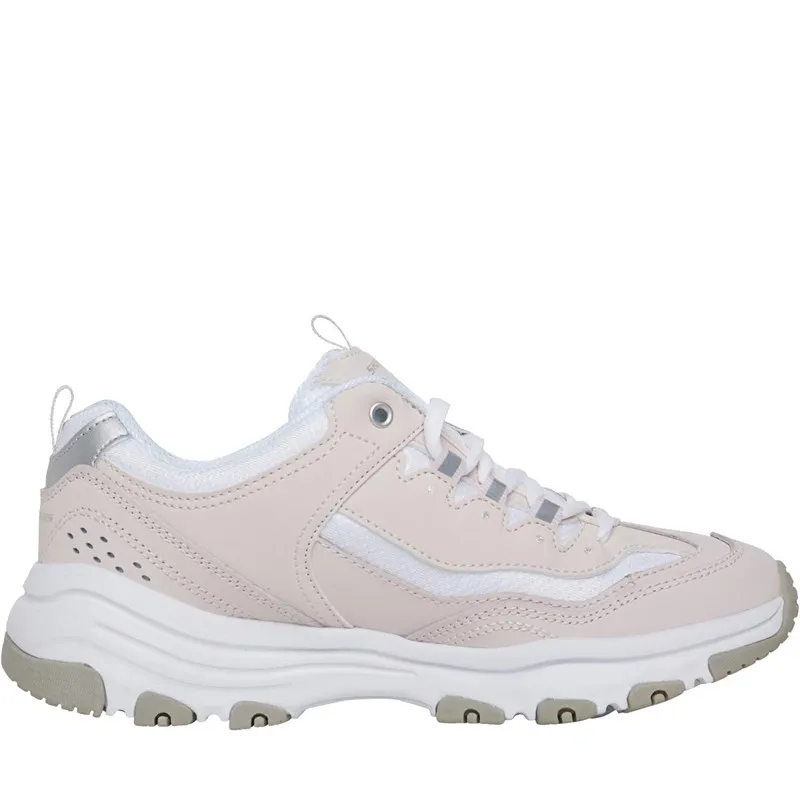 SKECHERS Womens I-Conik Trainers Light Pink/White