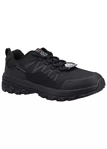 Skechers Work Relaxed Fit Mens Black Fannter Slip Resistant Trainers