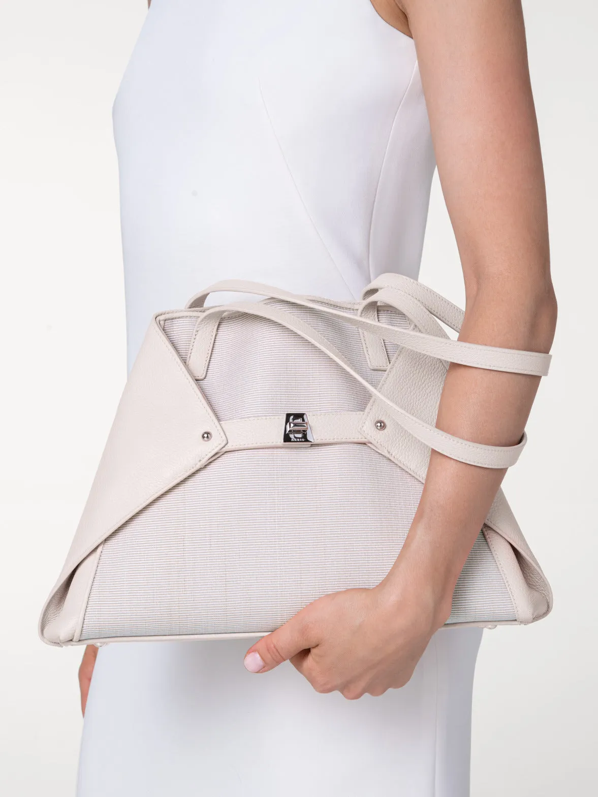 Small Ai Shoulder Bag in Leather and Horsehair