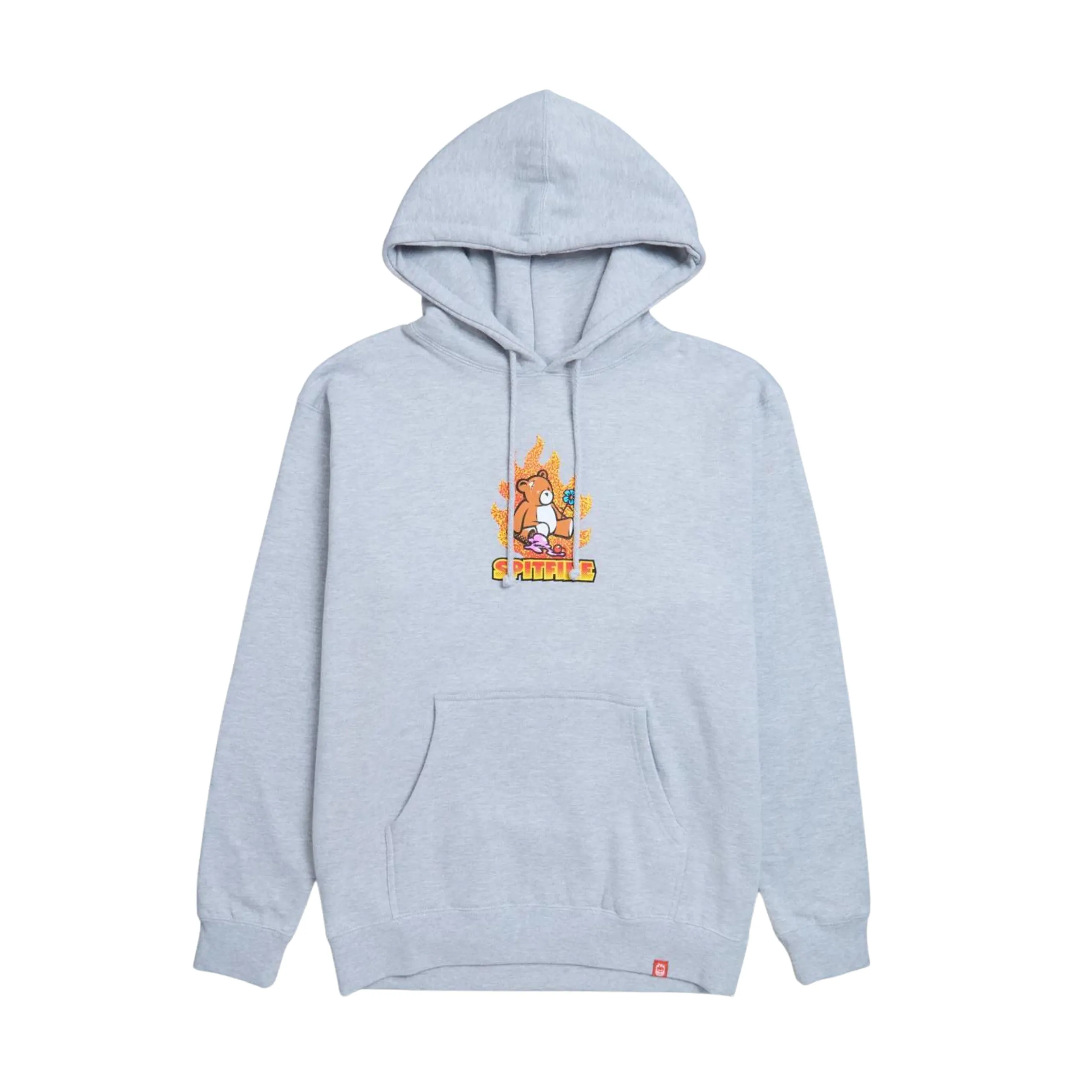 Spitfire Lil Beatdowns Hoodie - Heather Grey / Multi exclusive at