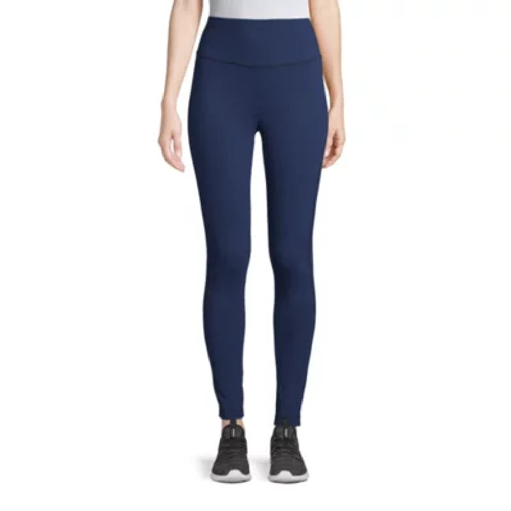 St. John's Bay Womens Mid Rise Active Full Length Leggings