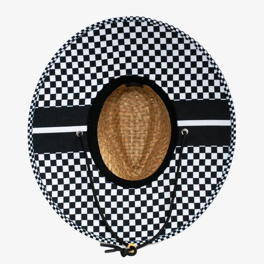 Surfari Rad Dude Straw Hat Black