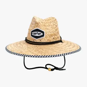 Surfari Rad Dude Straw Hat Black