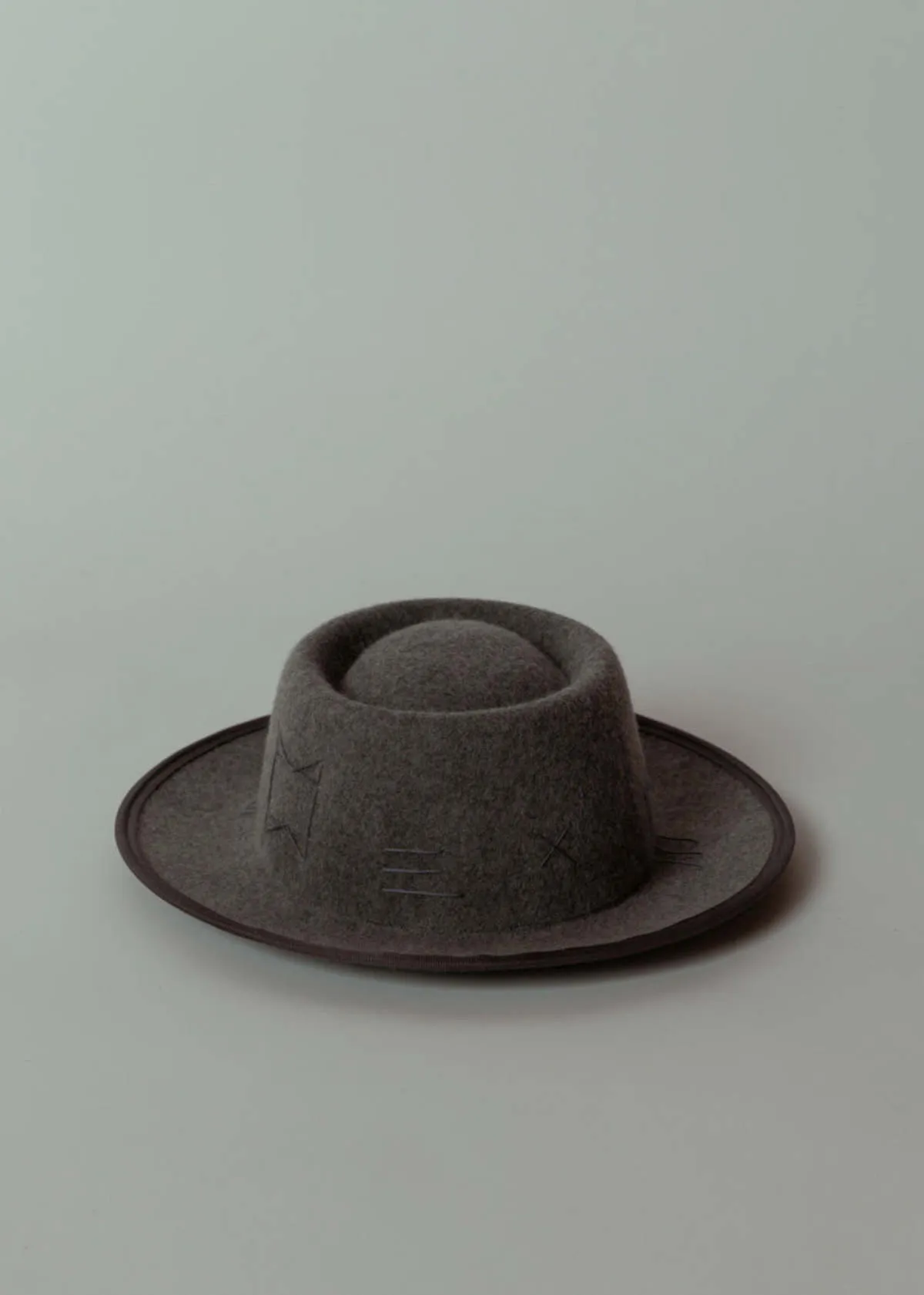 Swanepoel Wool Gaucho Hat - Grey