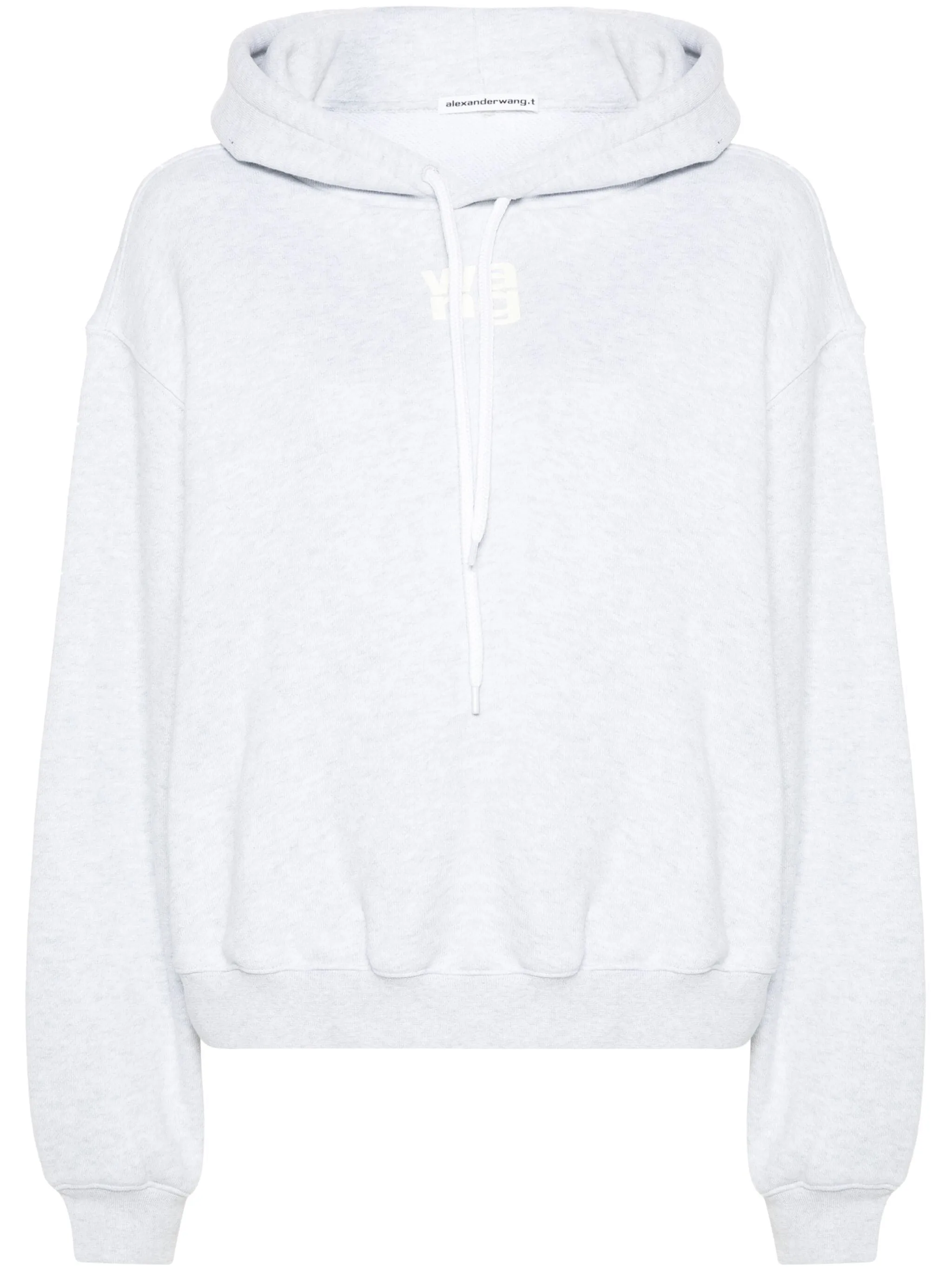 T BY ALEXANDER WANG - Women Essential Terry With Puff Paint Logo Hoodie