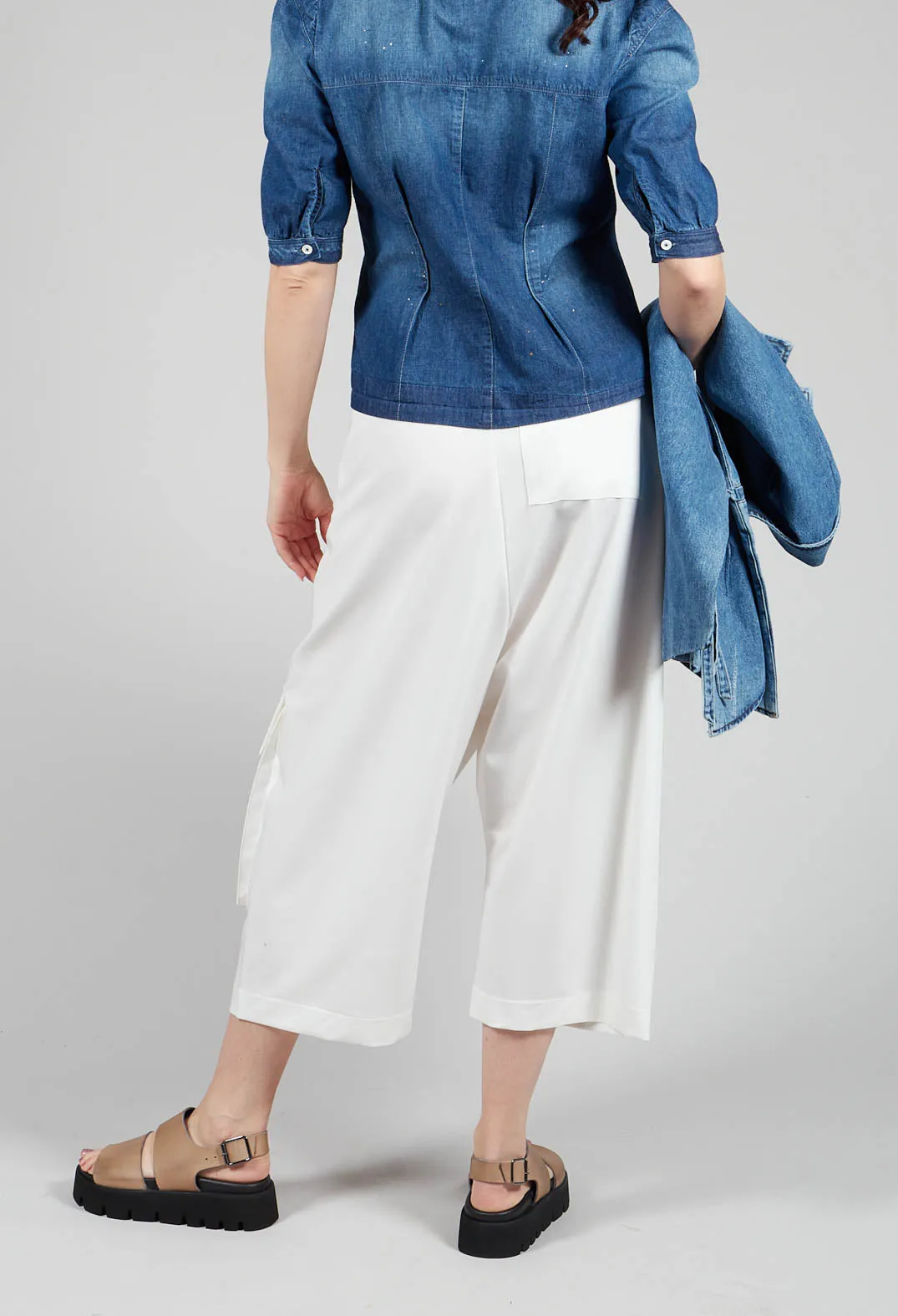 Telltale Trousers in White