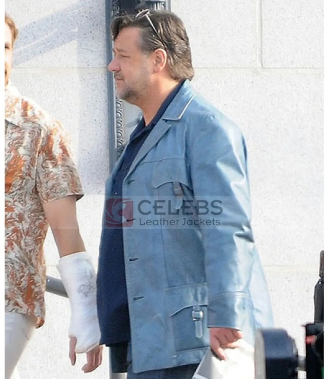 The Nice Guys Russell Crowe (Jackson Healy) Blue Jacket