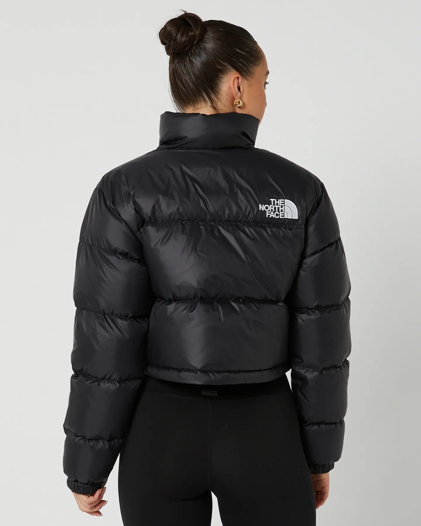 The North Face Womens Nuptse Short Jacket - Tnf Black | SurfStitch