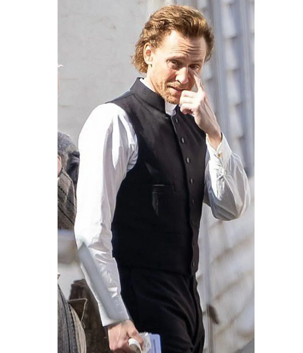 Tom Hiddleston The Essex Serpent Black Wool Vest