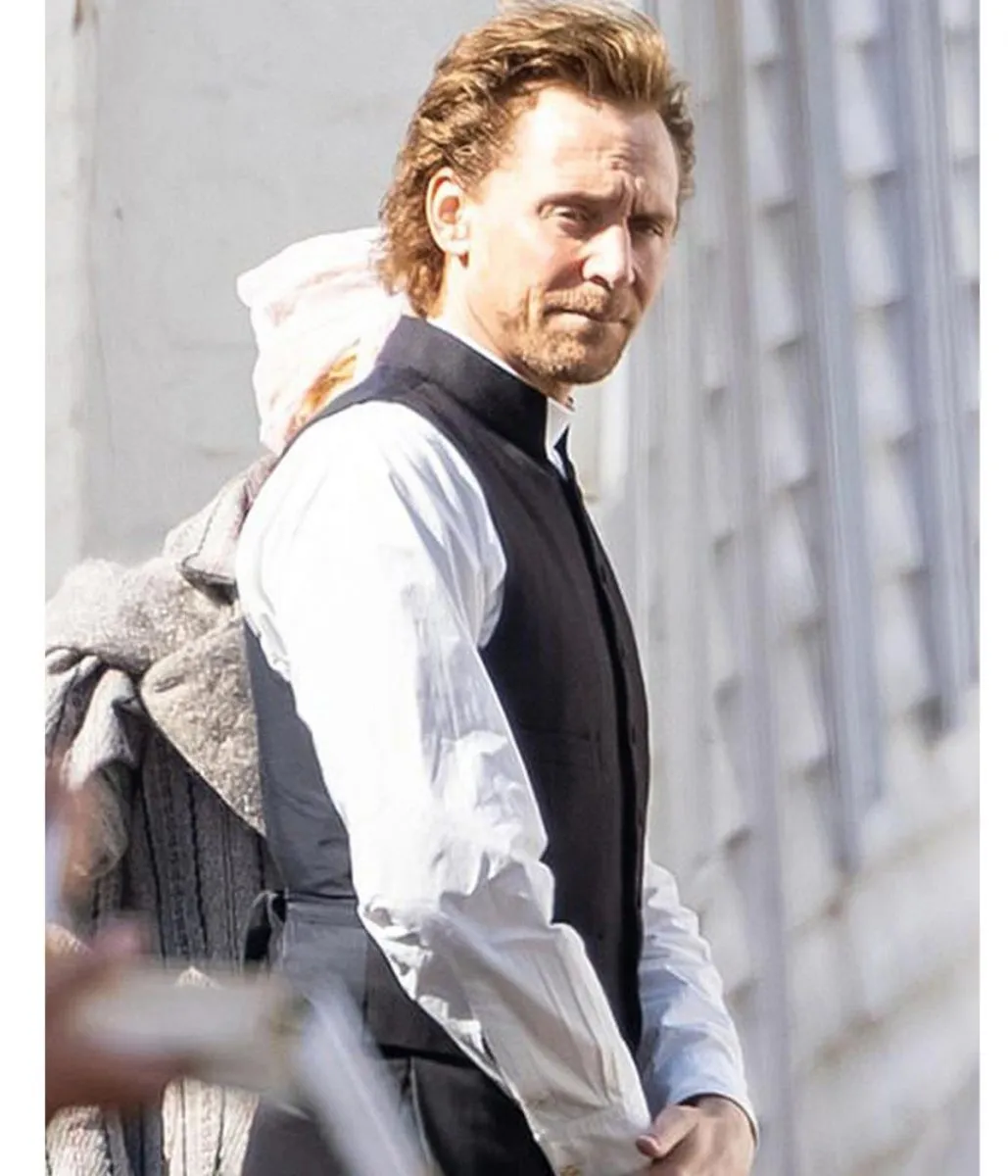 Tom Hiddleston The Essex Serpent Black Wool Vest