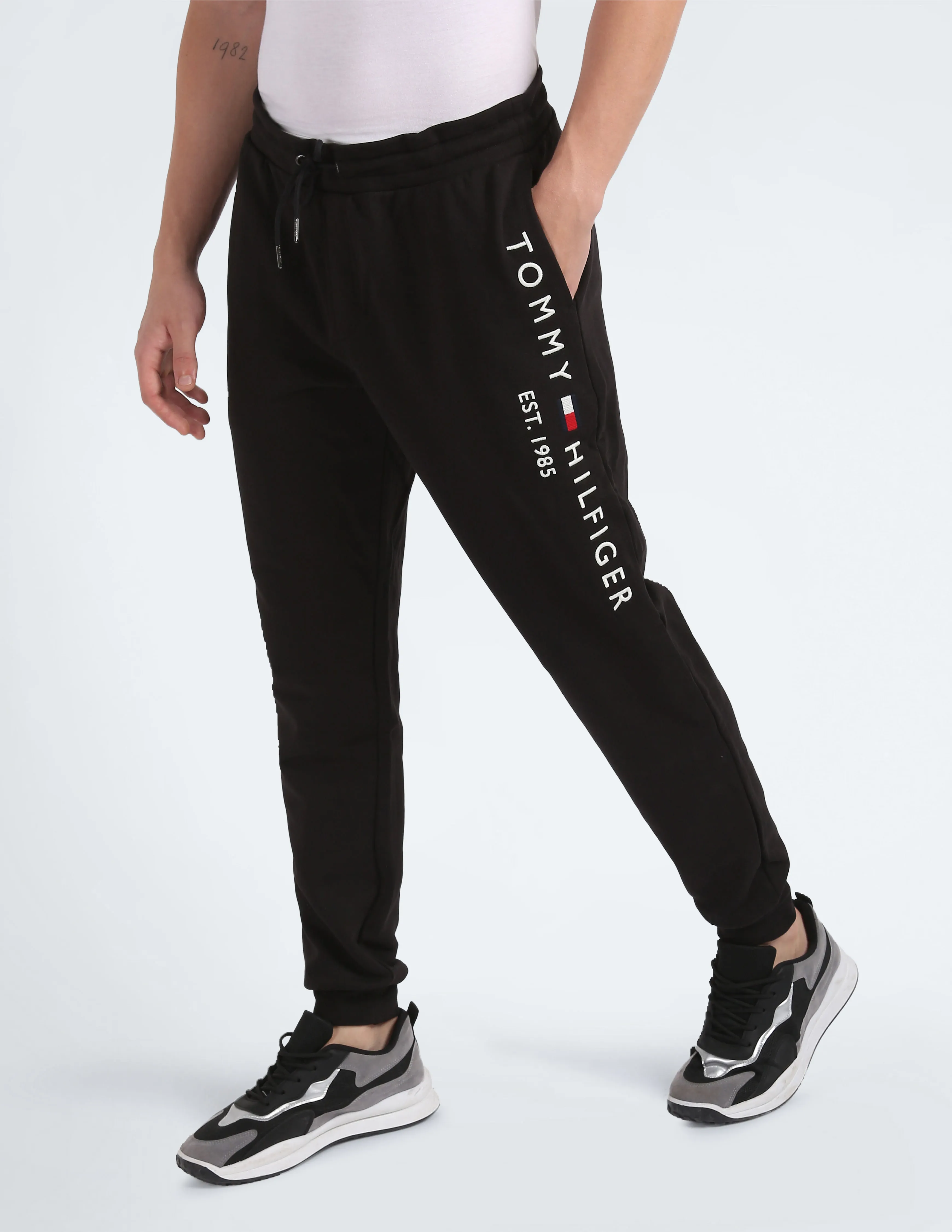 Tommy Hilfiger Transitional Cotton Brand Logo Joggers