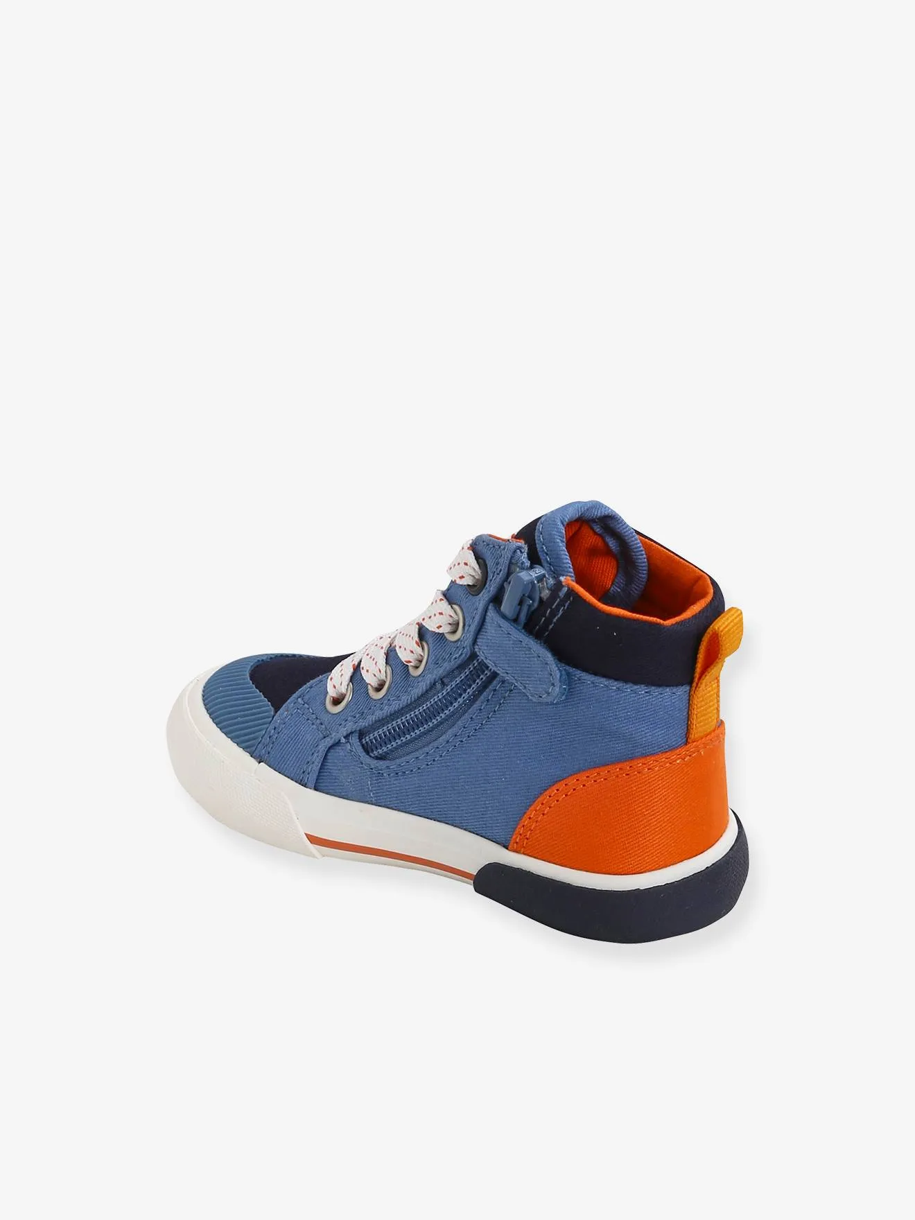 Trainers with Laces & Zips for Babies - blue