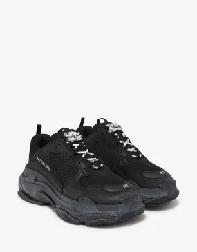 Triple S Clear Sole Black Trainers