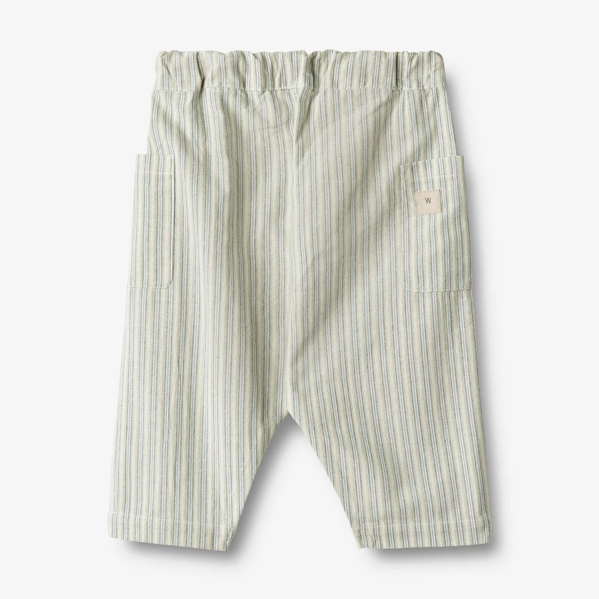 Trousers Arne - aquablue stripe