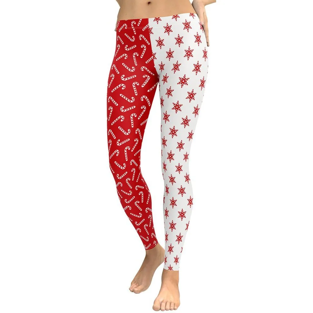 Two Patterned Christmas Leggings