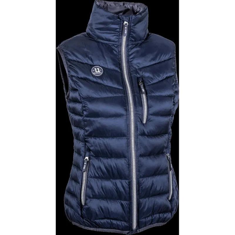 Uhip Padded Ladies Vest Navy Sheen