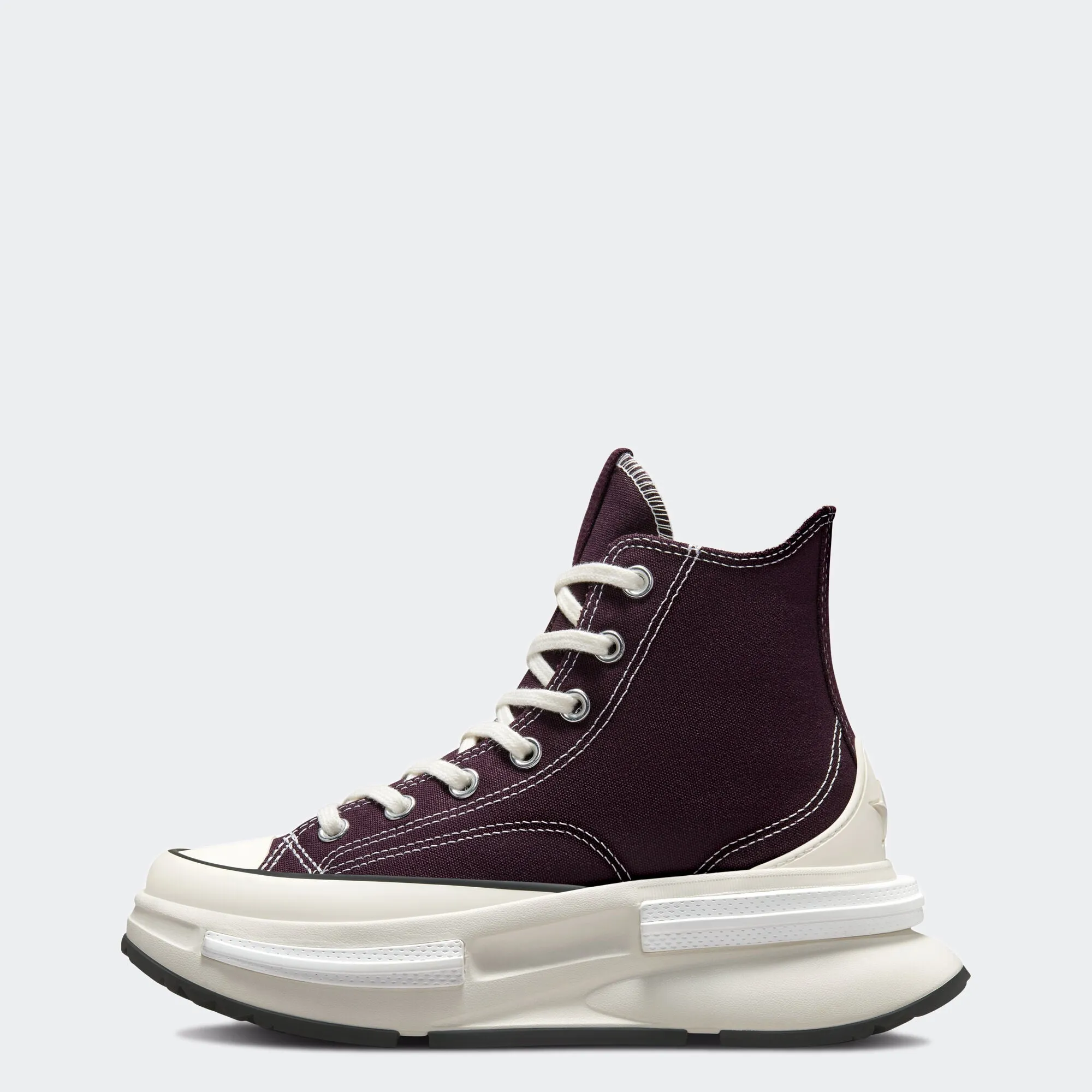 Unisex Converse Run Star Legacy CX Hi Shoes Black Cherry