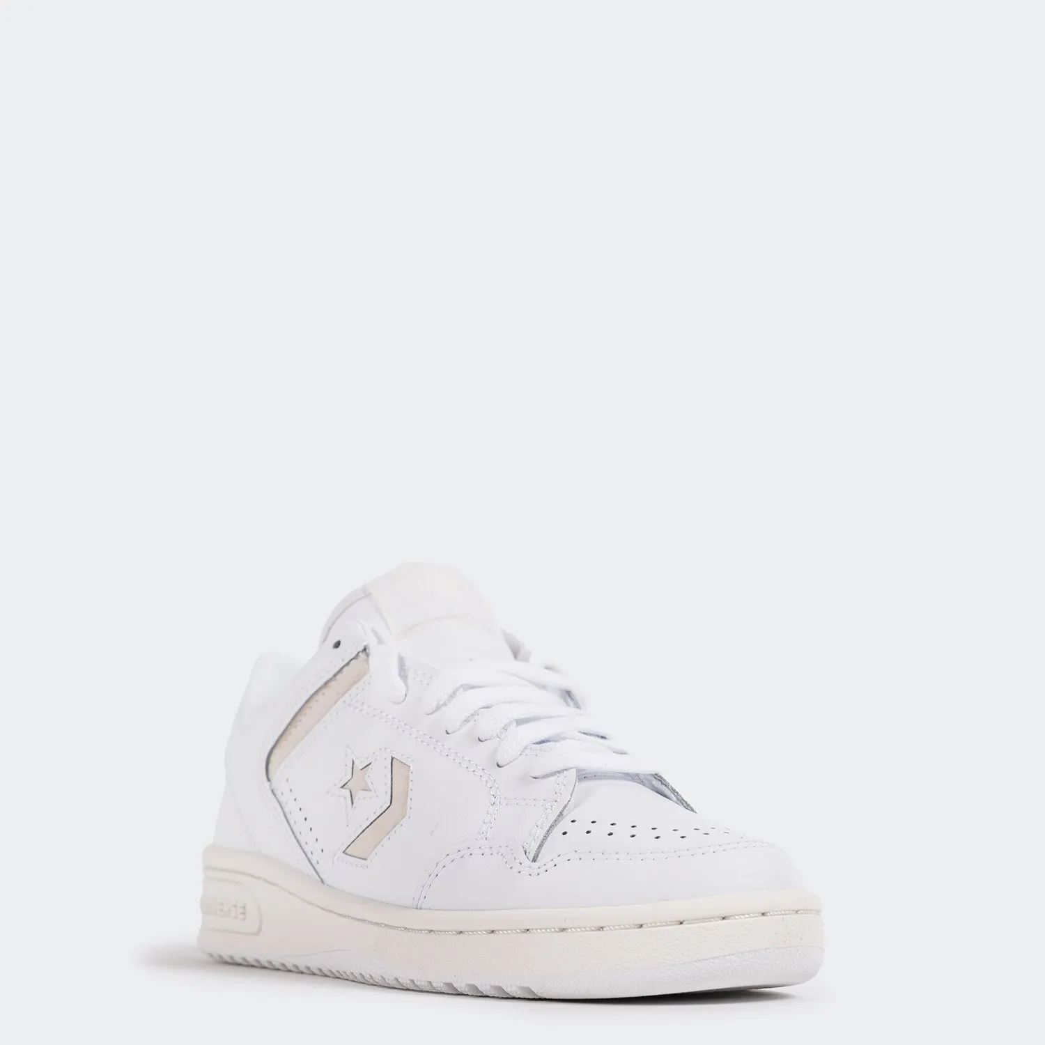 Unisex Converse Weapon Leather Shoes White