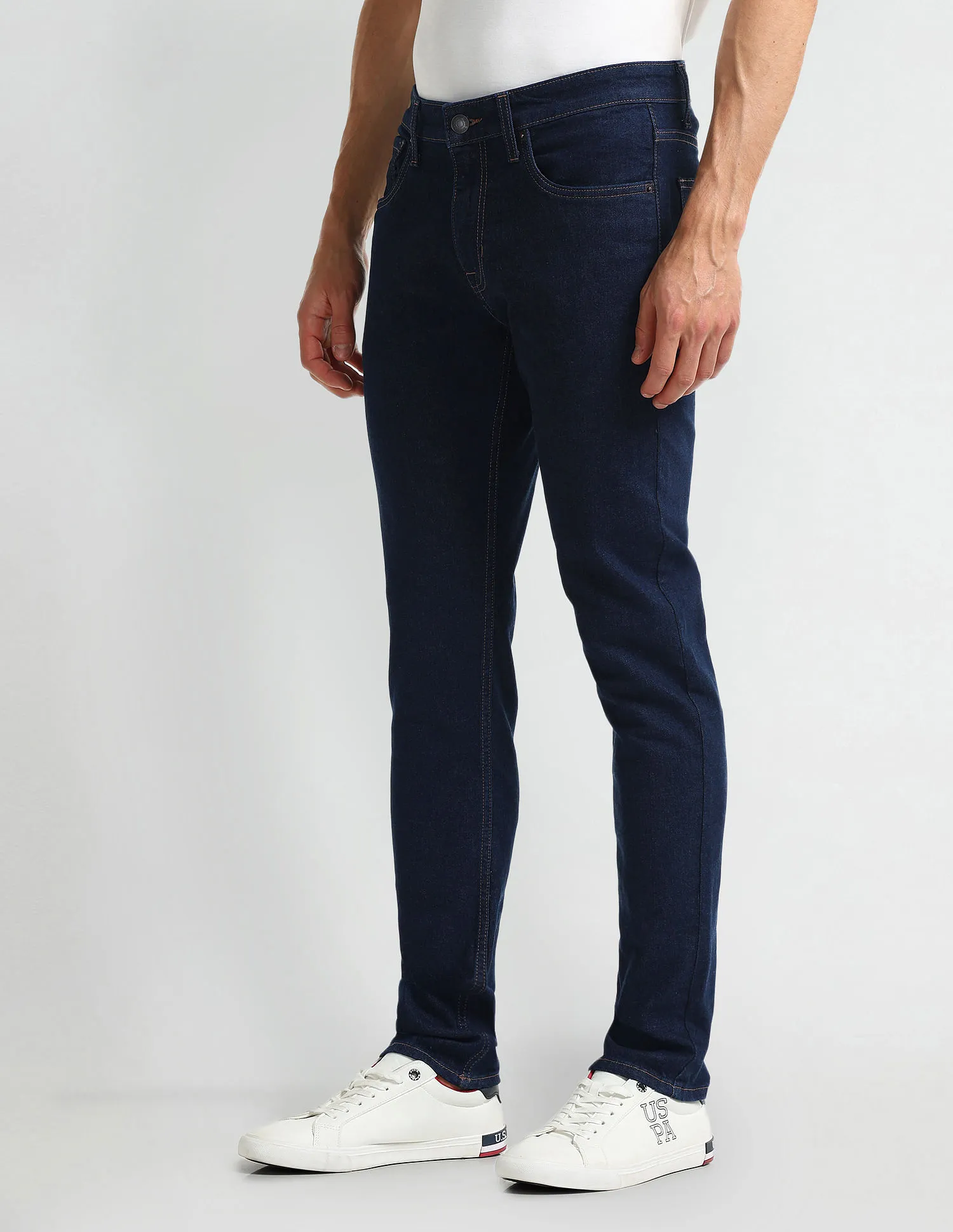 U.S. Polo Assn. Denim Co. Brandon Fit Slim Tapered Navy Jeans