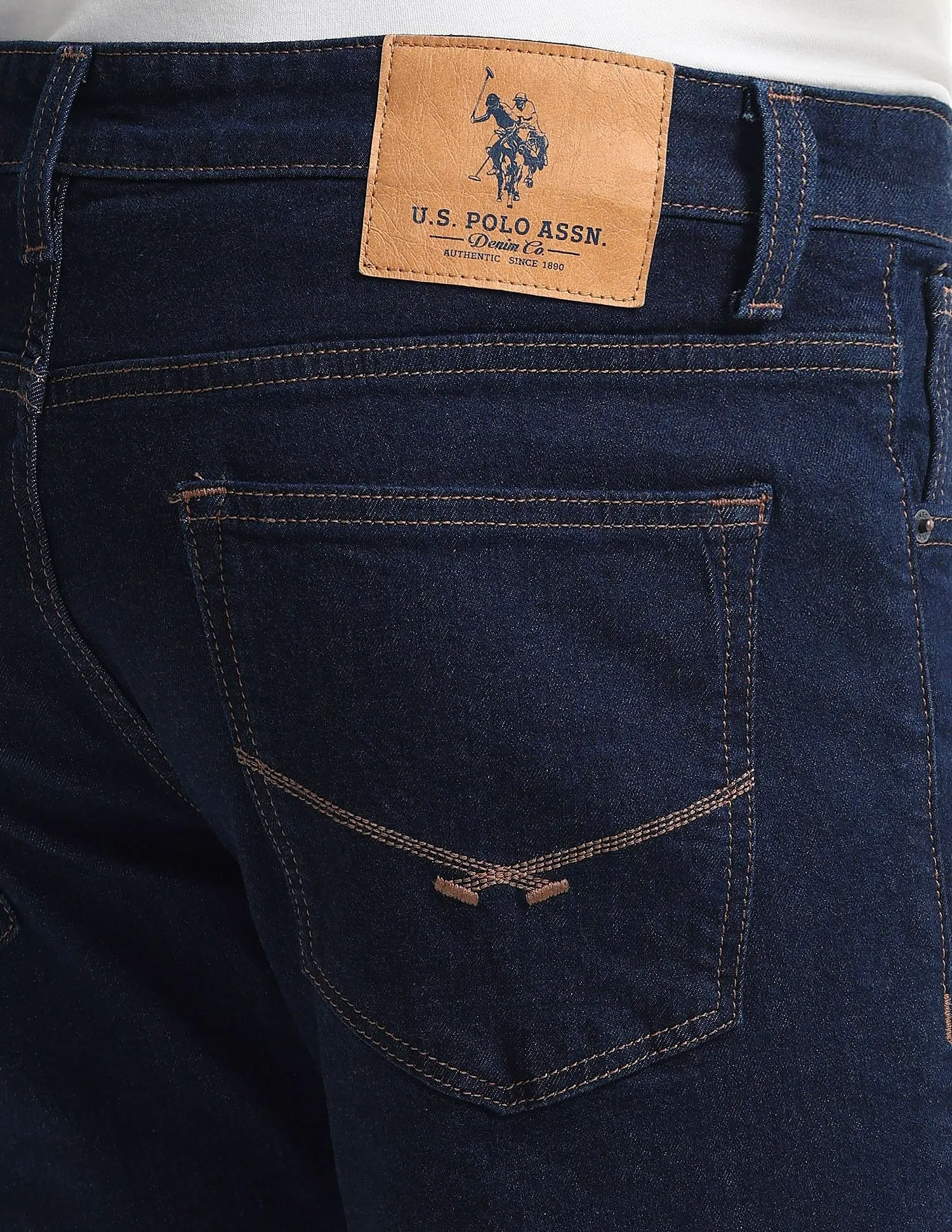 U.S. Polo Assn. Denim Co. Brandon Fit Slim Tapered Navy Jeans