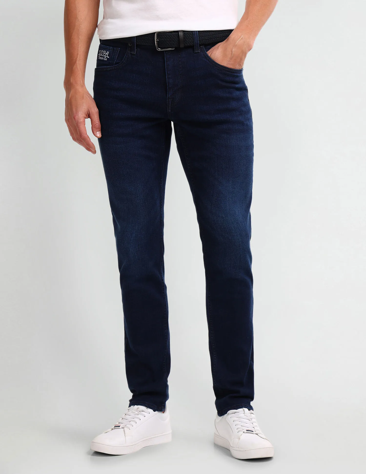 U.S. Polo Assn. Denim Co. Brandon Slim Tapered Blue Jeans