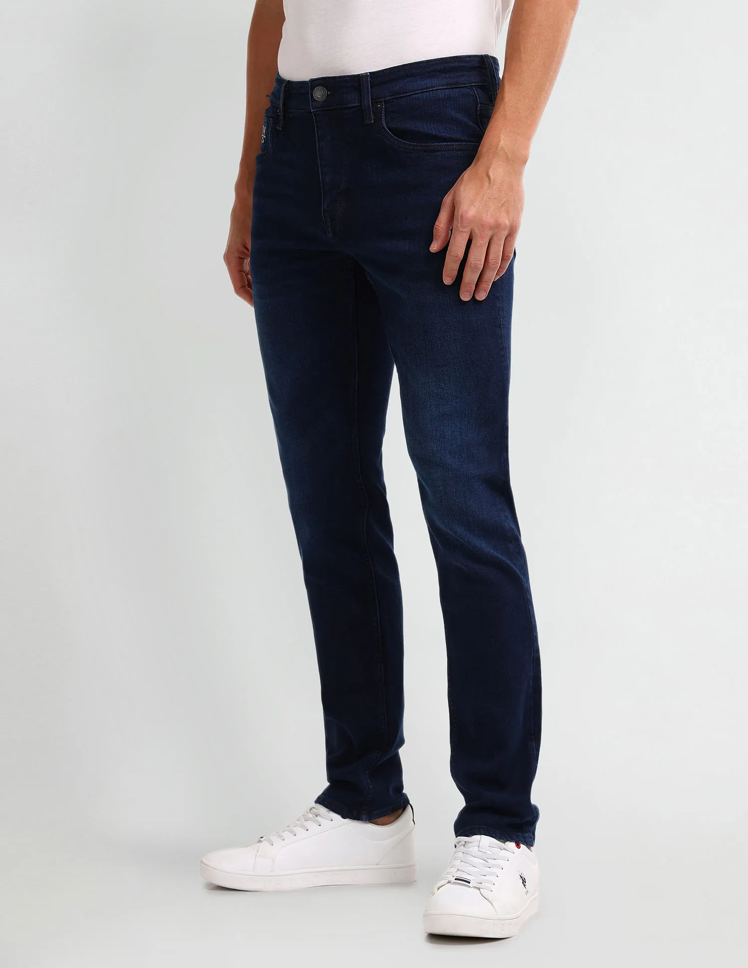 U.S. Polo Assn. Denim Co. Brandon Slim Tapered Blue Jeans