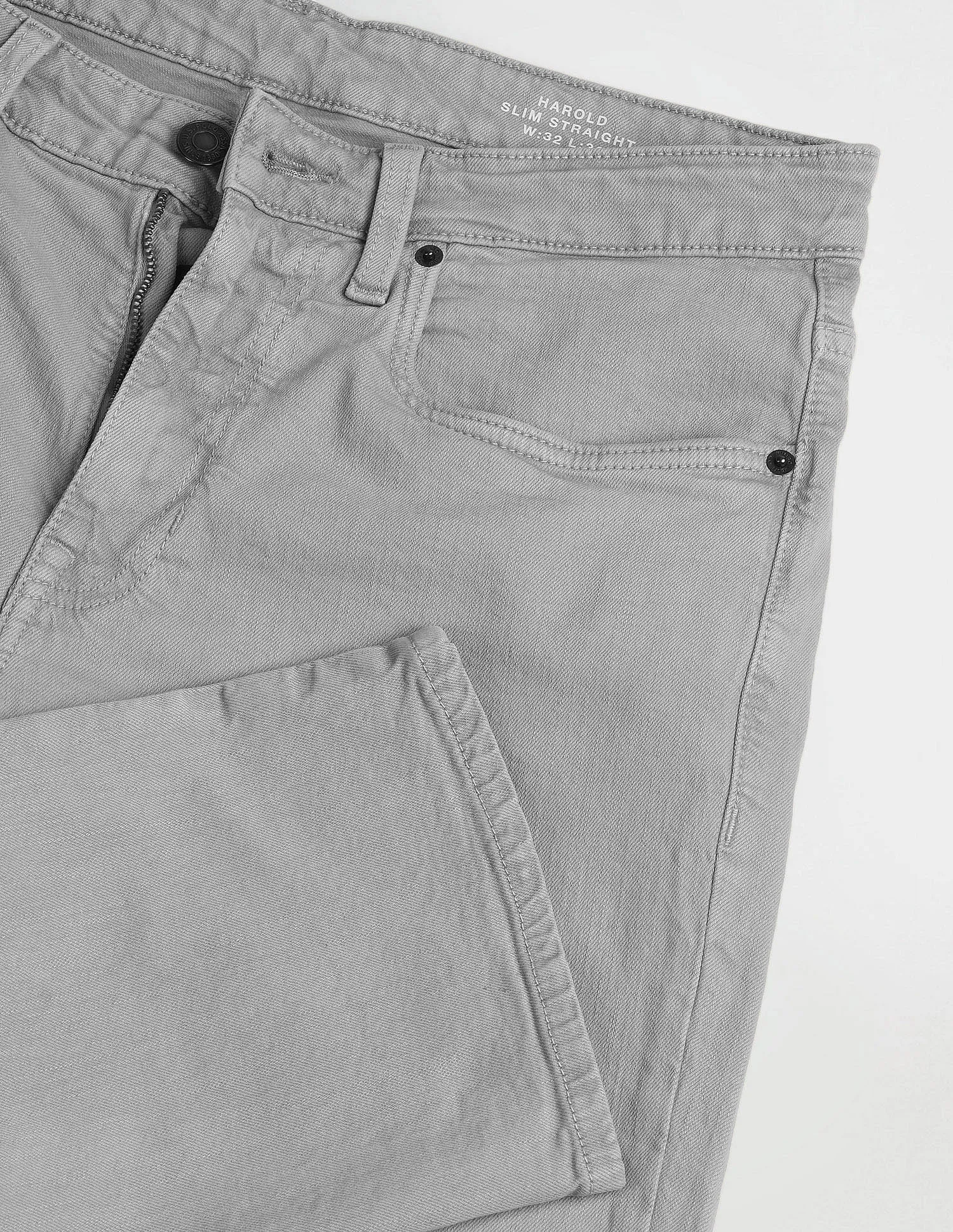 U.S. Polo Assn. Denim Co. Harold Slim Straight Grey Jeans