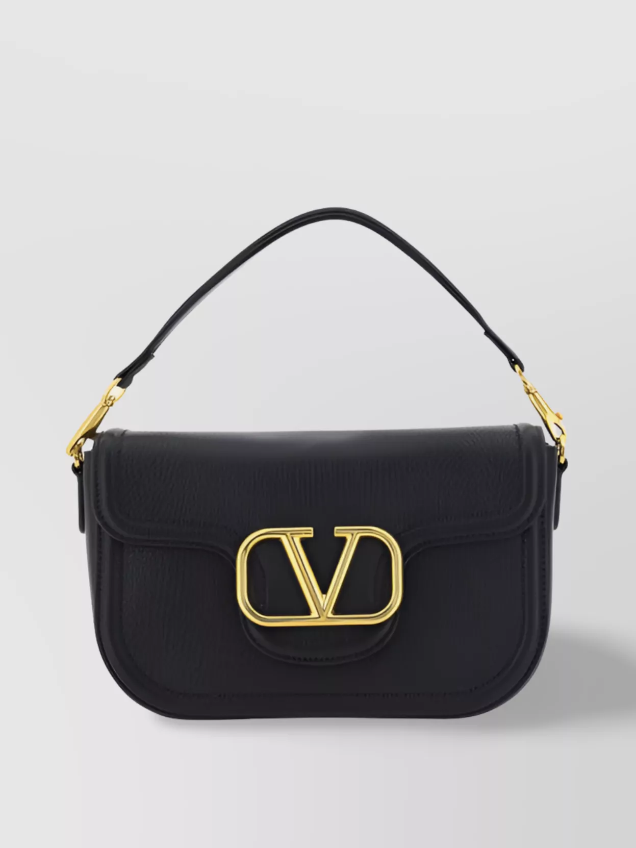 Valentino Garavani   Calfskin chain shoulder bag gold hardware