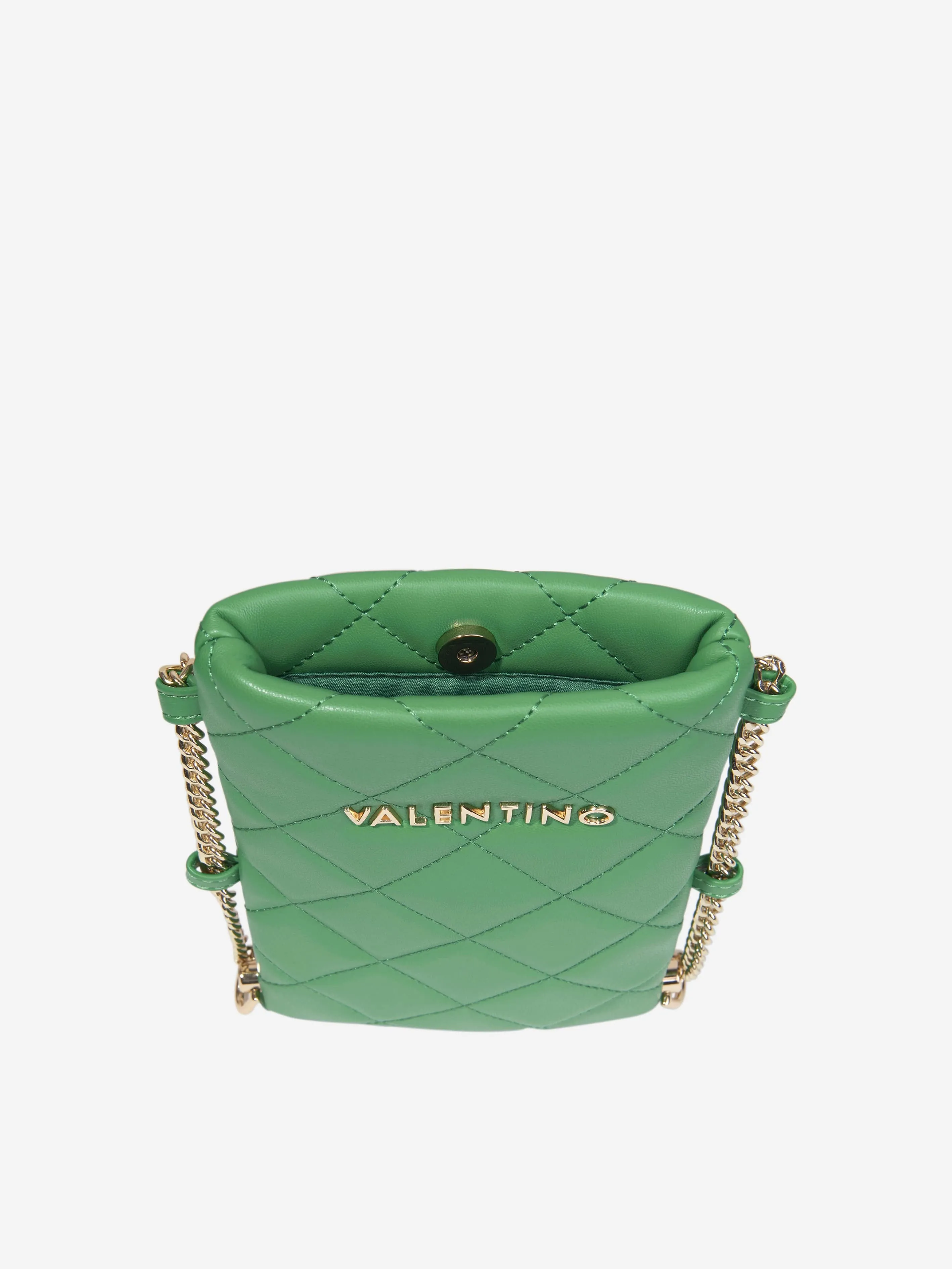 Valentino Girls Ocarina Shoulder Bag in Green