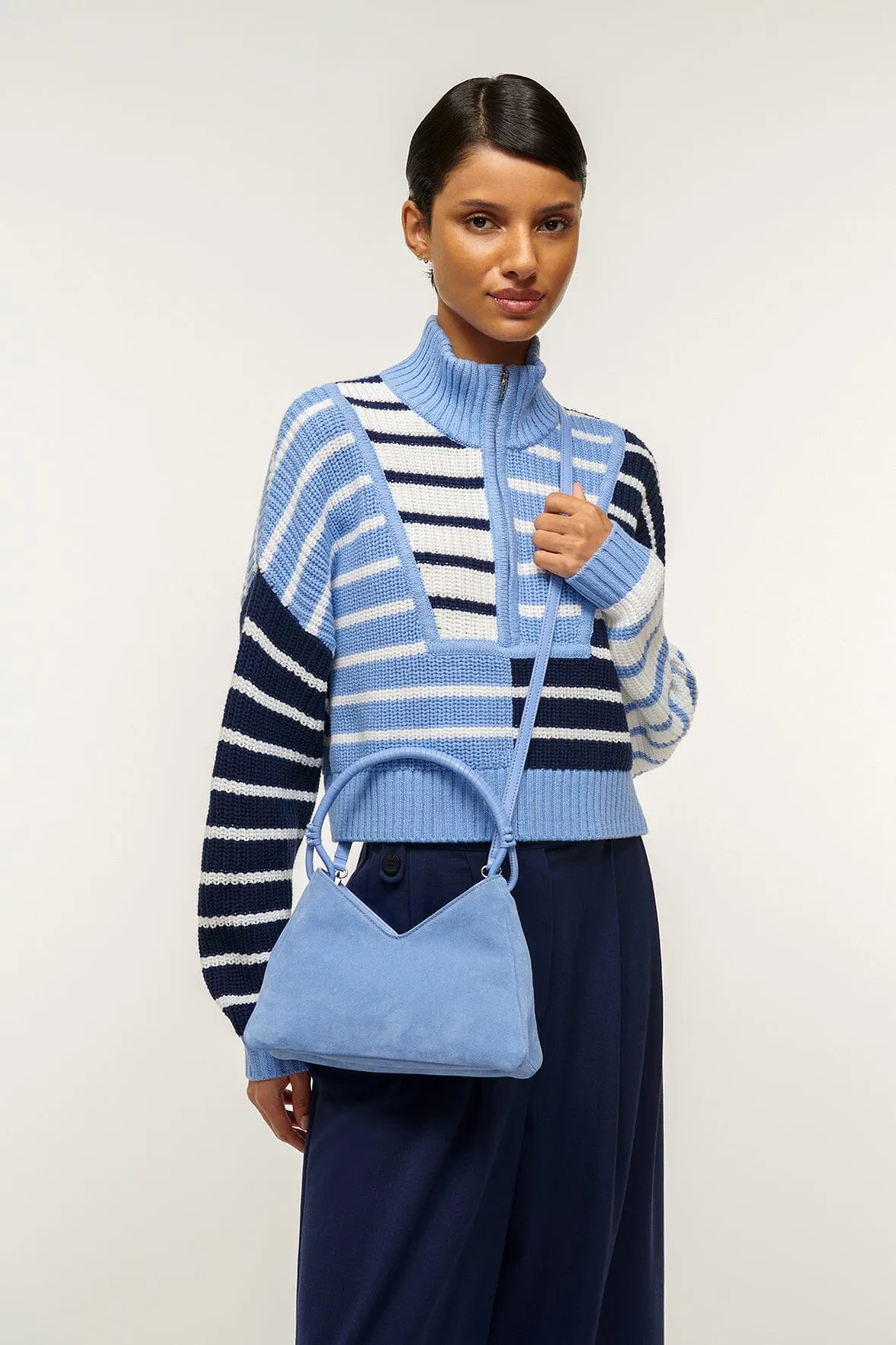 Valerie Shoulder Bag - Blue Hydrangea