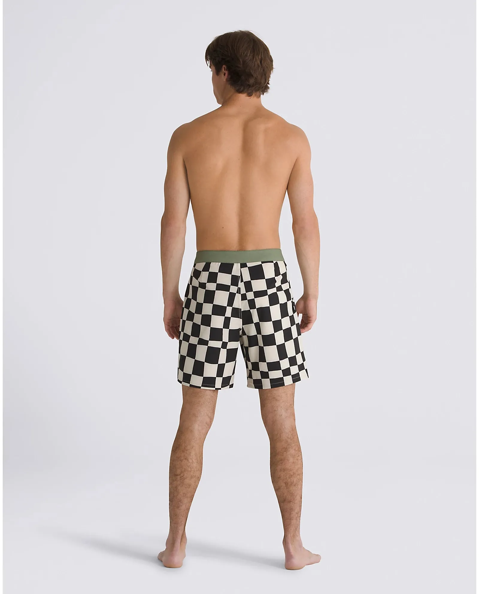 Vans Daily Check Boardshorts - Oatmeal Black