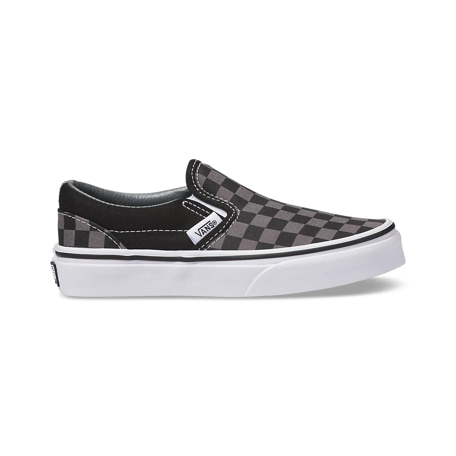 Vans Kids Classic Slip-On Checkerboard Black/Pewter