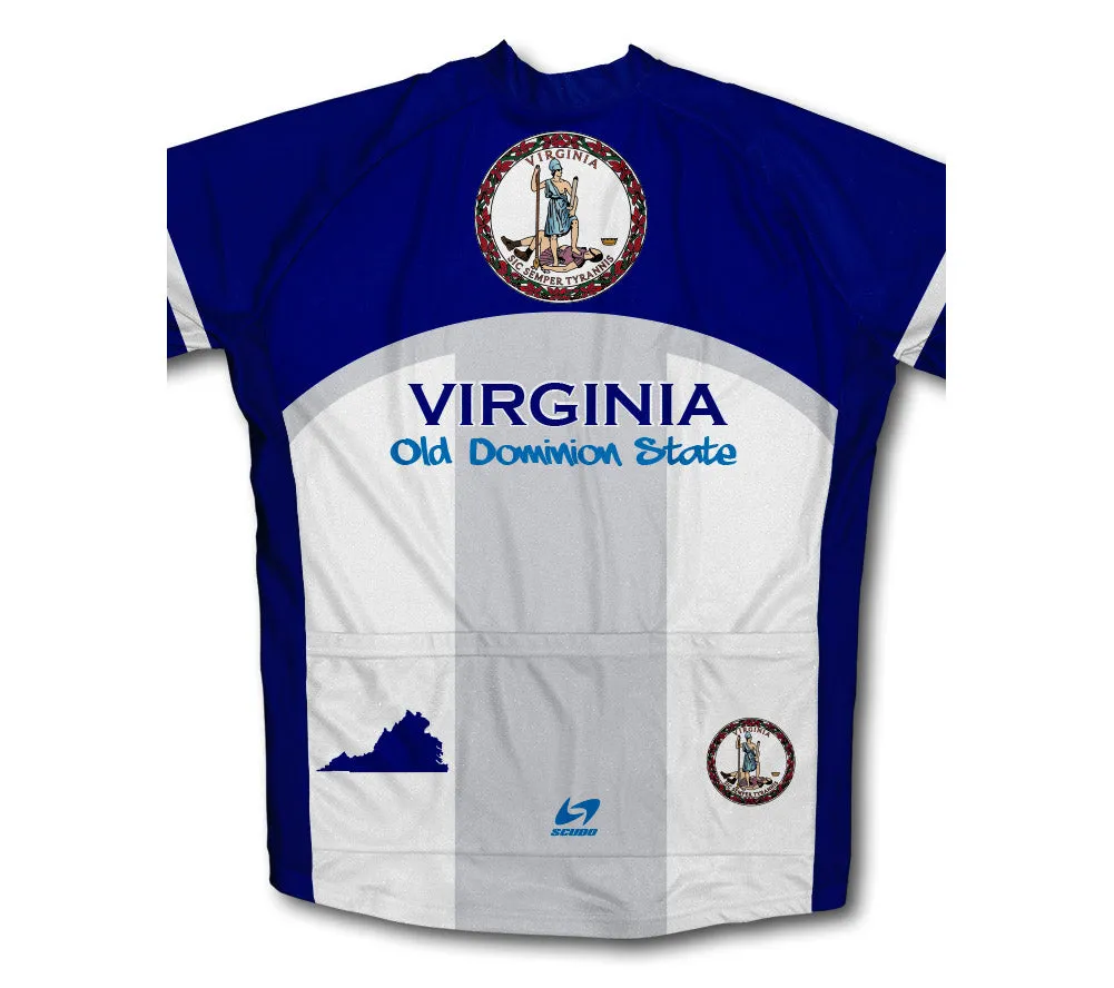 Virginia Flag Winter Thermal Cycling Jersey