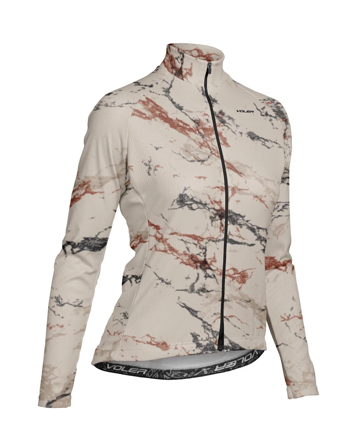 W. PELOTON THERMAL JERSEY -  DEBRUHL MARBLE