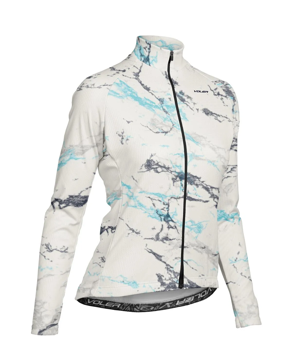 W. PELOTON THERMAL JERSEY -  DEBRUHL MARBLE