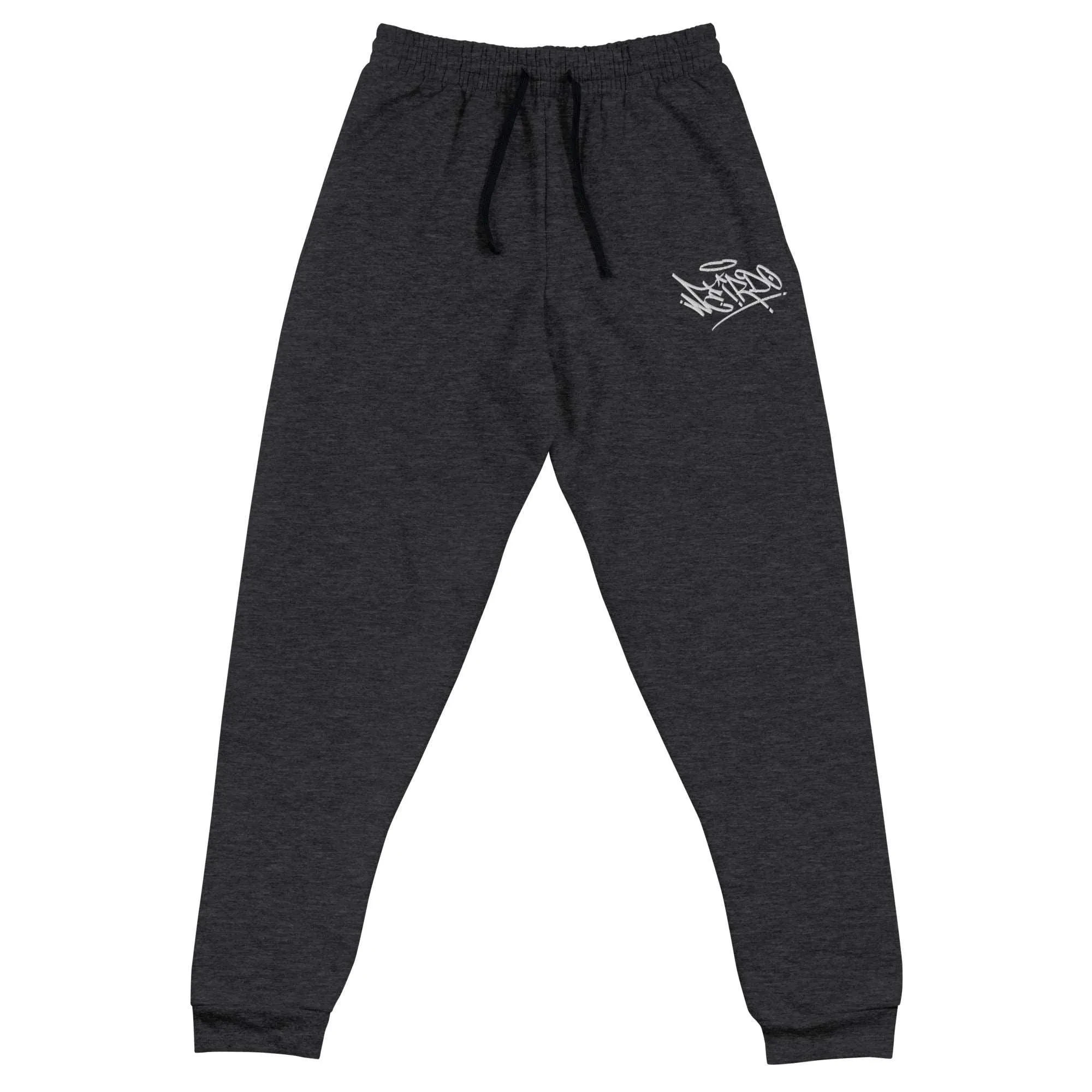 Weirdo Graffiti Tag Joggers | Dark Gray