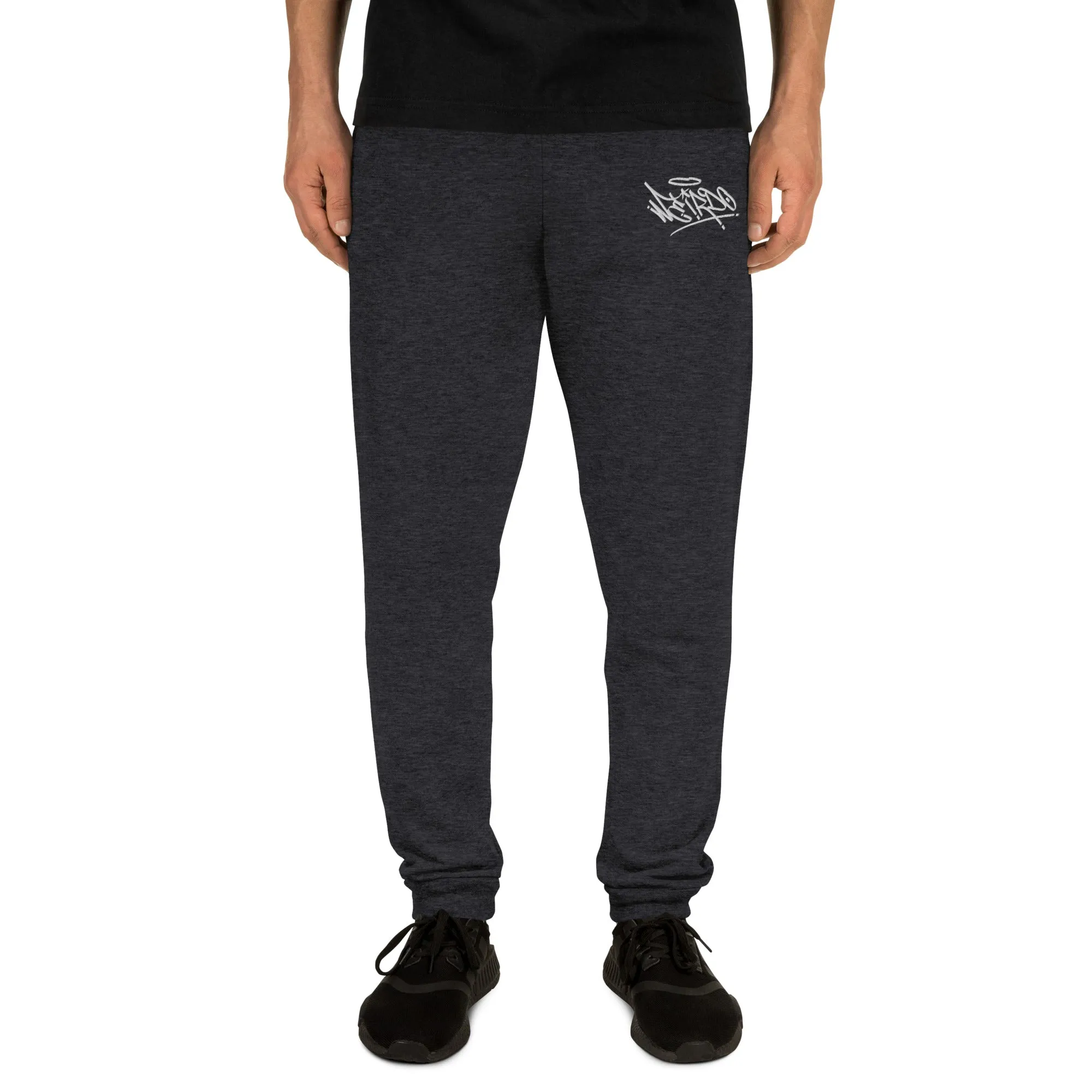 Weirdo Graffiti Tag Joggers | Dark Gray