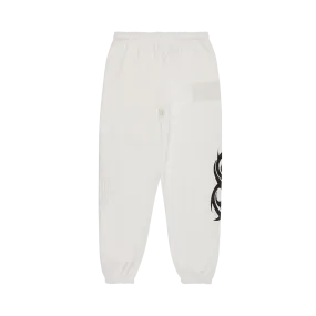 White Logo Joggers