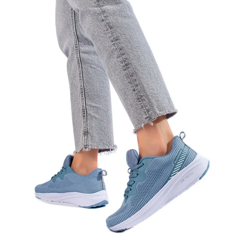 Women's blue DK trainers