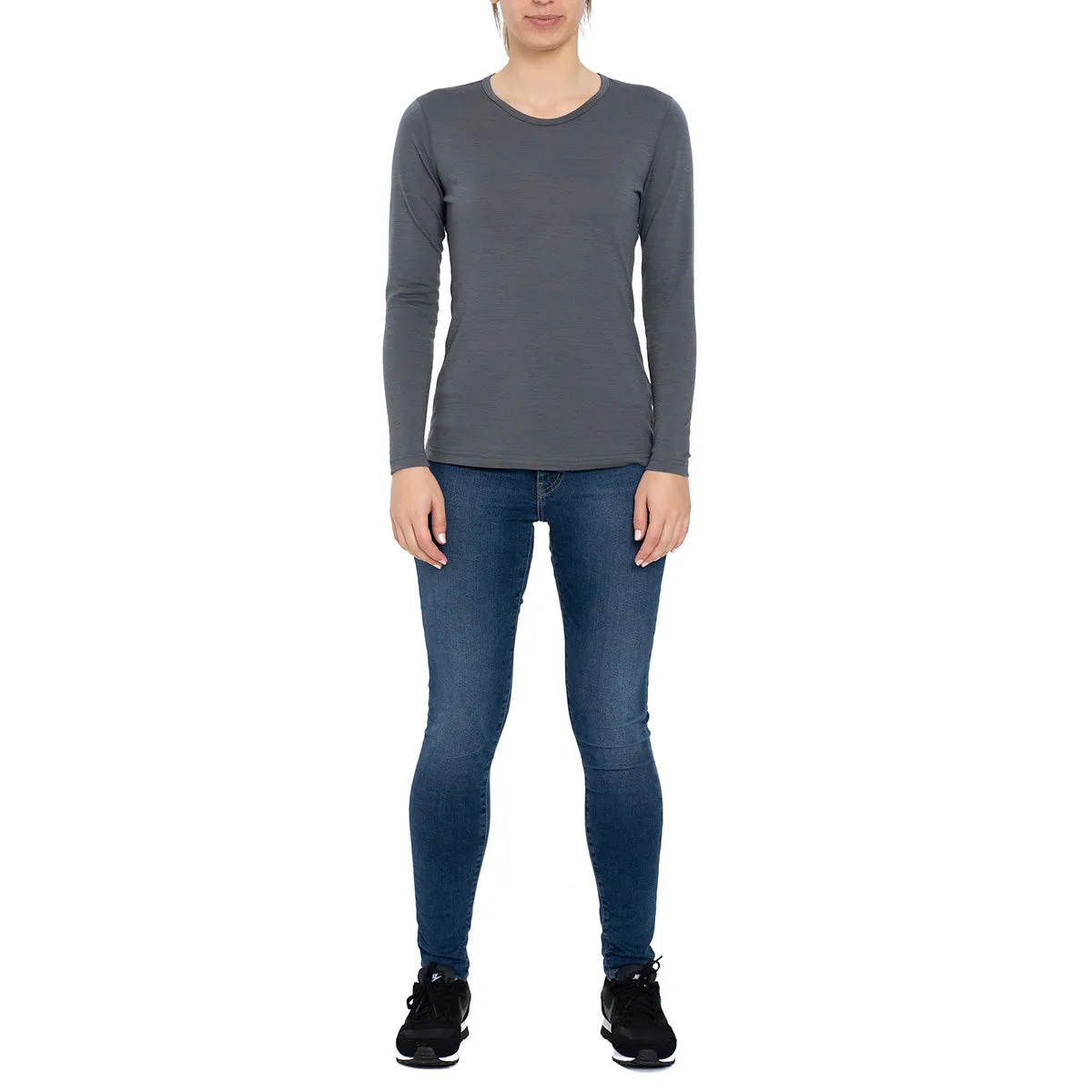 Women's 160 Thermal Long Sleeve Crew Perfect Grey