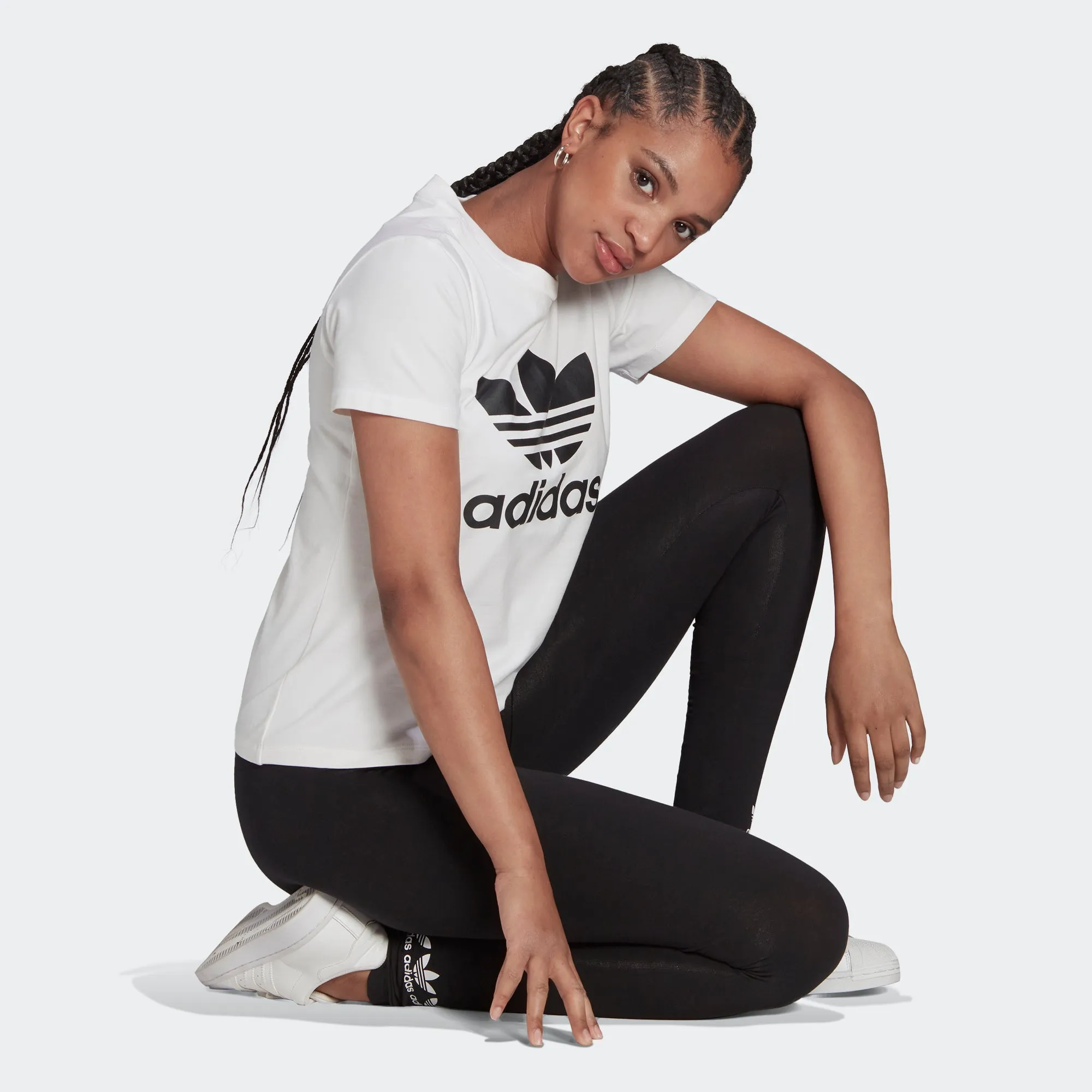 Women's adidas Originals Logo Play Leggings Black