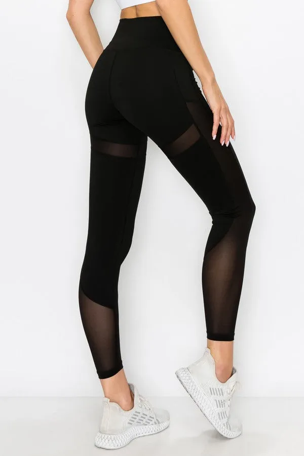 Women’s Contour Mesh Active Leggings