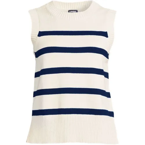 Women's Relaxed Drifter Cotton Knitted Vest