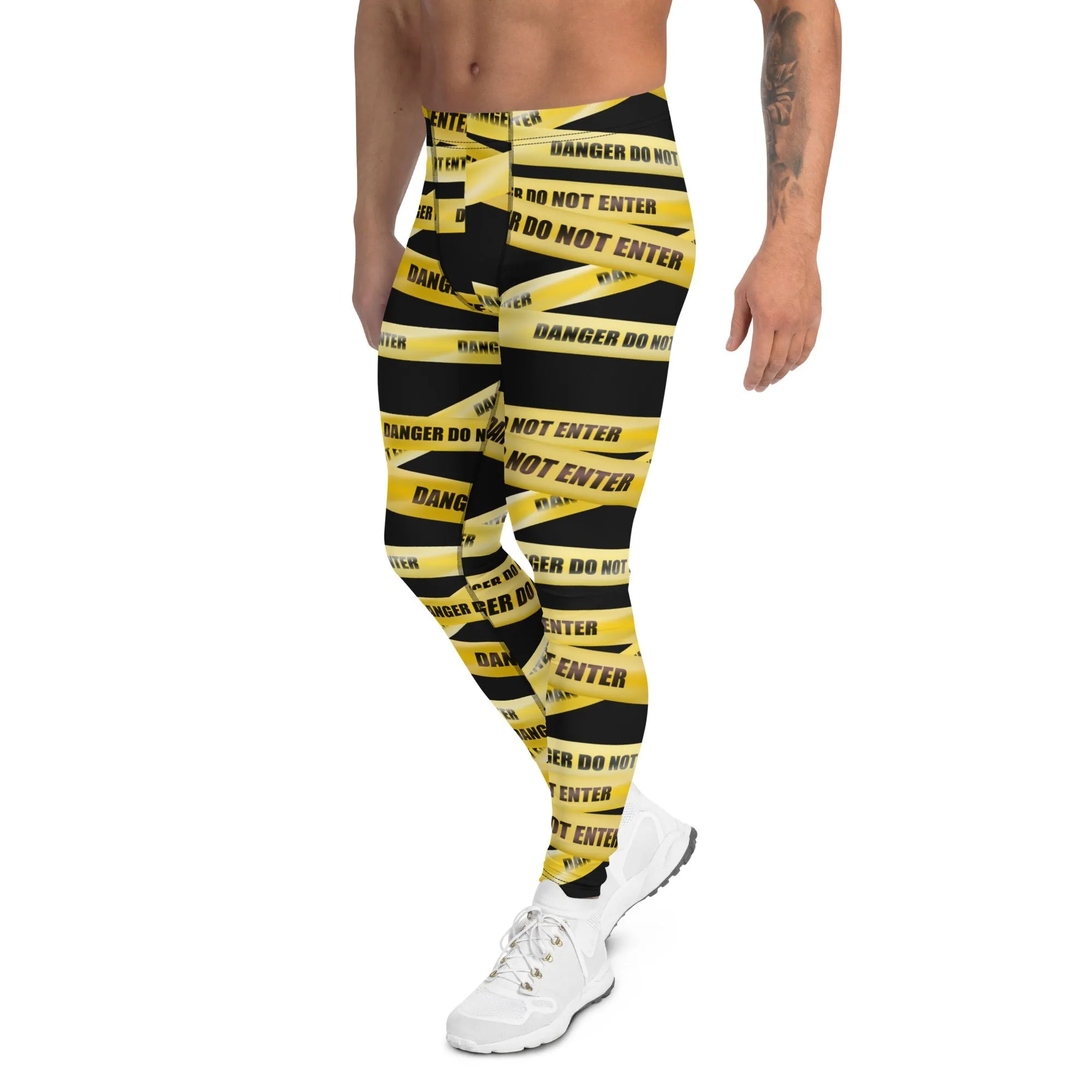 Yellow Tape Men's Leggings