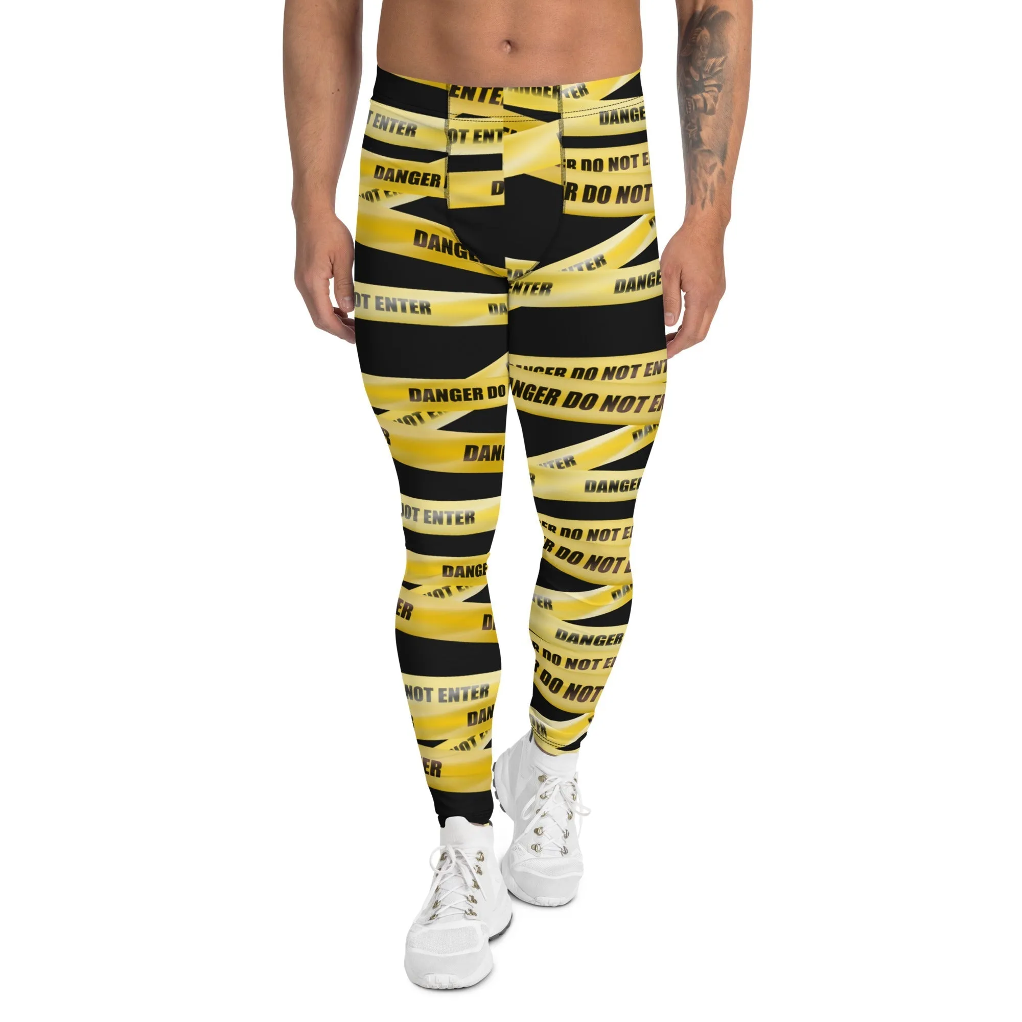 Yellow Tape Men's Leggings