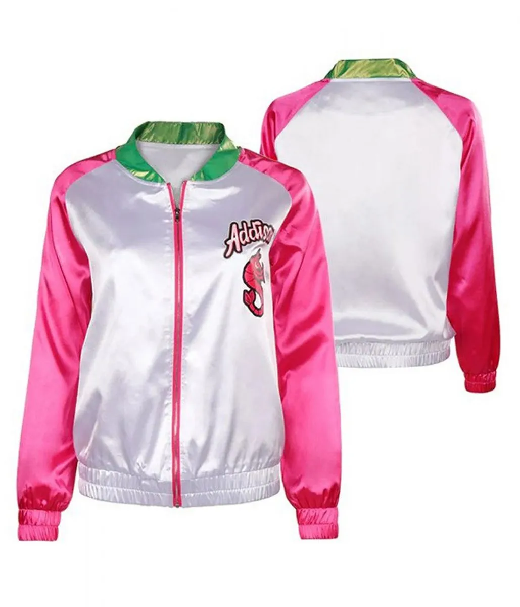 Zombies 3 Meg Donnelly Pink and White Satin Jacket